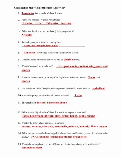 The Nature Of Science Worksheet Answer Key