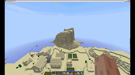 Minecraft New Epic Seed Desert Castle Youtube