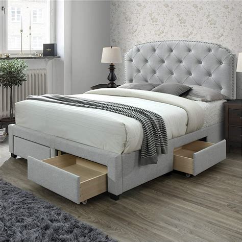 Queen Size Bed Frame With Headboard And Footboard Queen Size Black