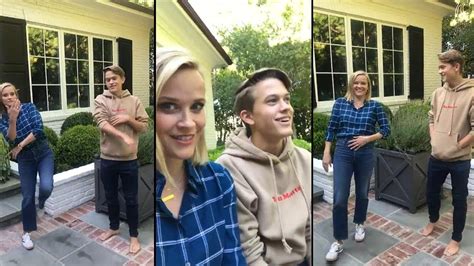 Reese Witherspoon Son Reese Witherspoon Son Deacon Are All Smiles At