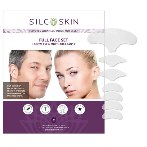 Silcskin Full Face Set Brow Eye And Multi Area Pads 7 Pads Vitacost