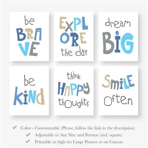 Boys Room Quotes Motivational Posters For Boys Printable Etsy Boy