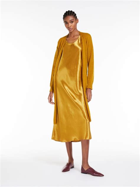 Max Mara Satin Dress Shopstyle