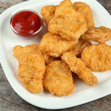 (countable) a small, compact chunk or clump. McDonald's Chicken Nuggets Recipe » Recipefairy.com
