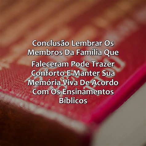 Quem Morre Lembra Da Família