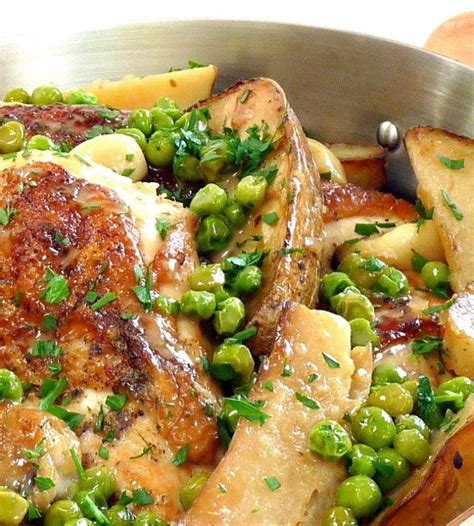 A culinary tour across america, checking out the best diners, looking for great food and tackling the nation's largest and most fiery eating challenges. Chicken Vesuvio (With images) | Chicken vesuvio, Chicken ...