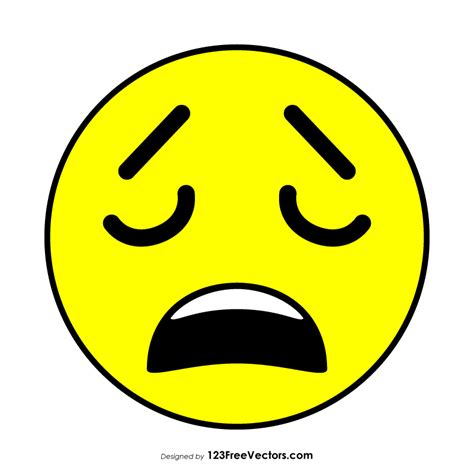 Weary Face Emoji Funny Emoji Faces Face Emoji Emoji Clipart Images