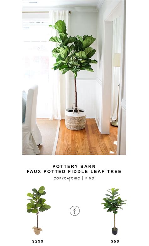 raise your leaf if you've been personally victimized by regina george rosette the cat i'll never forget the day i called our local nursery and told them i'd be there straight away to pick up a 4 foot fiddle leaf fig tree, which maddalena was sure to call, leafy. Pottery Barn Faux Potted Fiddle Leaf Tree - copycatchic