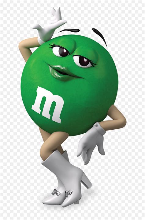 Large Mandms Character Green Mandm Hd Png Download Vhv