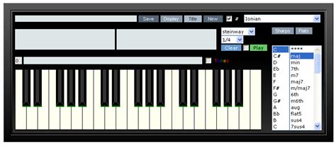 Pocket Piano Chord Name Finder With Sound