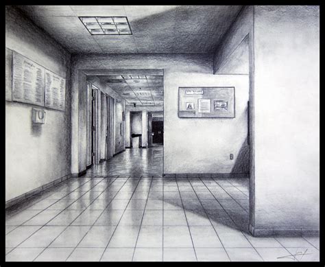 Hallway Perspective By Juanx On Deviantart