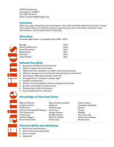 The skills section in your resume allows you to present what you are good at and provides a clear picture on your abilities to the recruiters. Free resume templates for high school students ...
