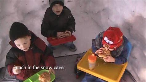 Priceless Picnic In The Snow Cave Youtube