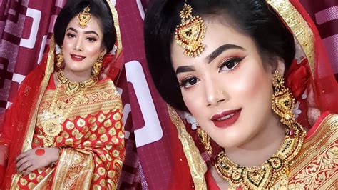 Real Bridal Makeup Step By Step In Bangladesh Winter Season Bridal Makeup Bangladeshi