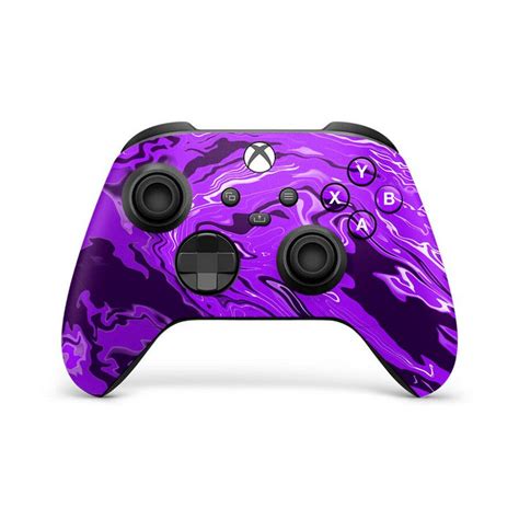 Purple Marbling Xbox Series Xs Controller Skin In 2021 Purple Xbox
