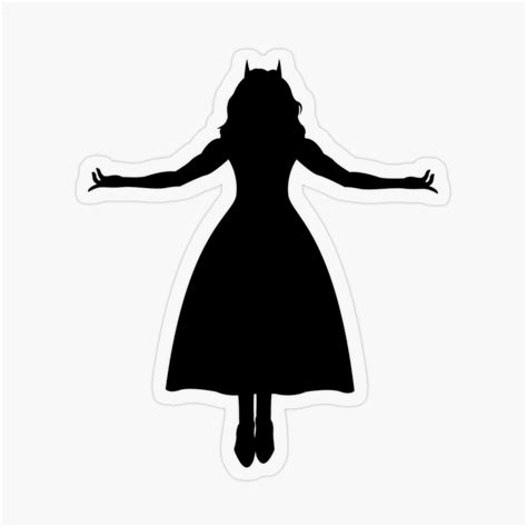 Wanda Silhouette By Diversity Illus Redbubble Witch Silhouette