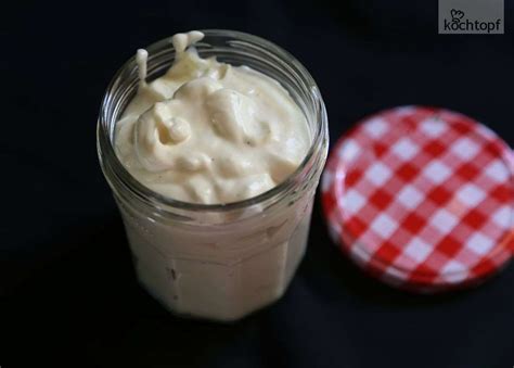 Grundrezept Selbstgemachte Mayonnaise ohne Ei 1x umrühren bitte aka