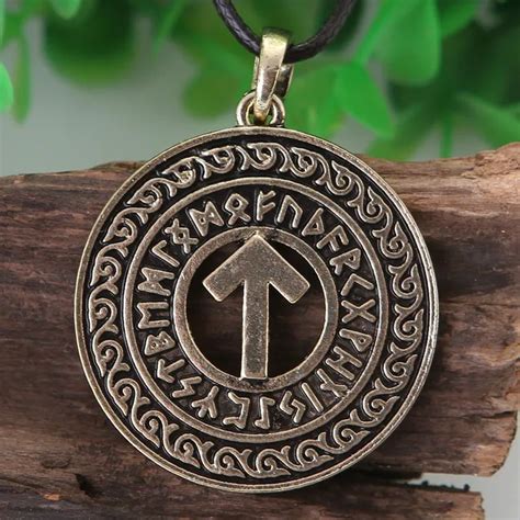 Buy Viking Tiwaz Rune Pendant Necklace Ethnic Pagan