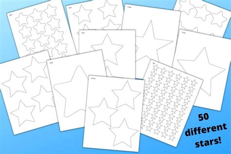 25 Free Printable Star Templates And Extra Large Star Pattern The