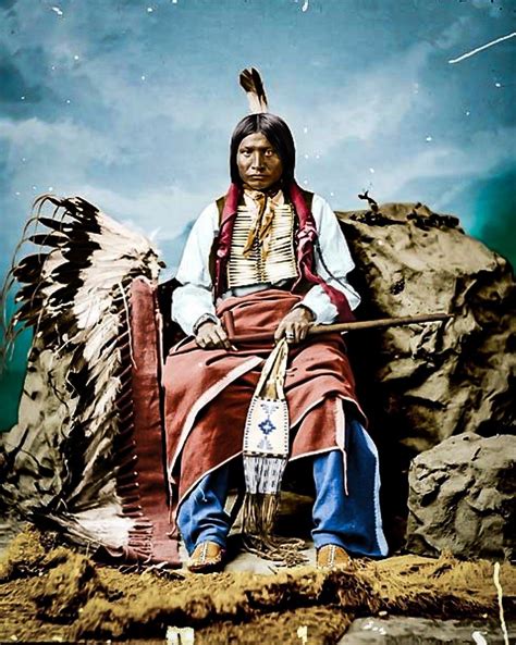 Oglala Leader Three Bears American Indian History Native American