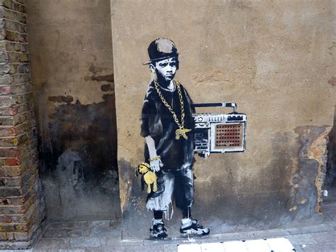 He likes to remain anonymous and not let people know his true identity. banksy | kids | ukingdom | graffiti | street art