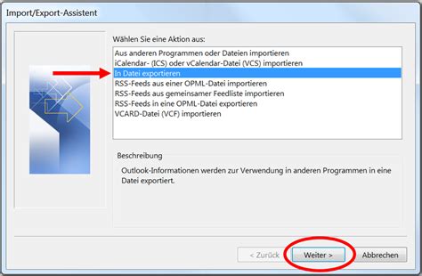 Outlook importiert dann nur den ersten kontakt aus dieser datei. Exportieren einer. PST-Datei bzw. Outlook-Datendatei in ...