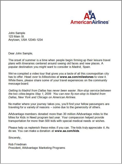 american airlines madrid spain letter eachuscom