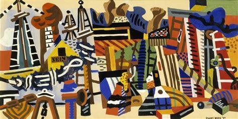 Stuart Davis Abstraction 1937 Watercolor And Gouache On Paper