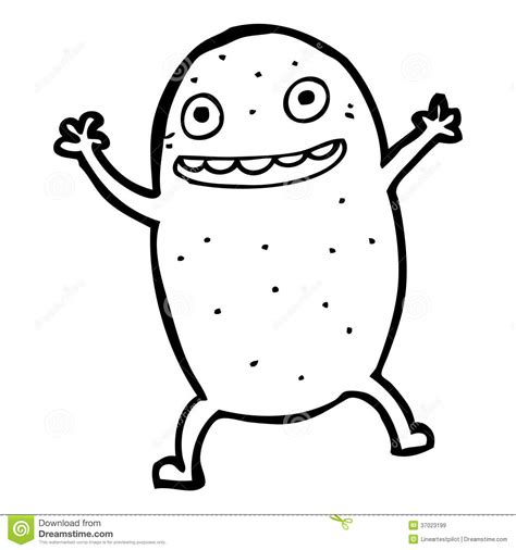Cartoon Happy Potato Stock Illustration Illustration Of Clip 37023199