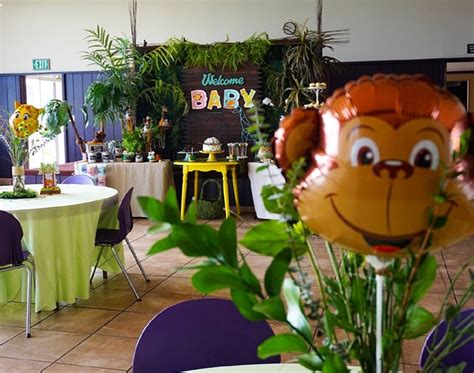 The little prince of the jungle is on his way! Animal Safari Themed Baby Shower - Pretty My Party - Party ...
