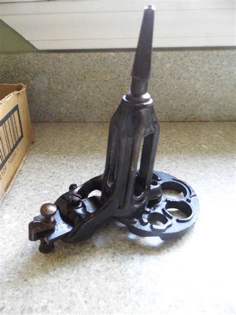 Antique “Stearns” Syracuse NY Adjustable Hollow Auger Dowel-Tenon