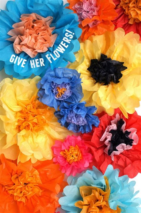 Maybe you would like to learn more about one of these? Tissue Paper Flowers With Pipe Cleaners / Tissue paper ...