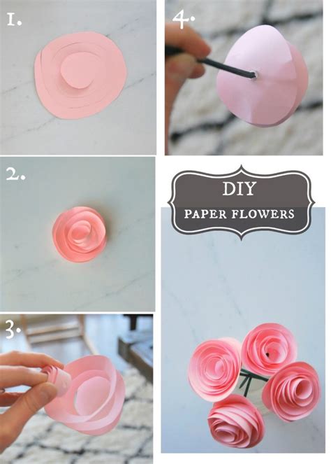 To create petal paper, gently stir in a handful of colorful flower petals before pouring the prepared pulp into the sheet mold (image 1). The Easiest DIY Paper Flower Tutorial - the sweetest digs