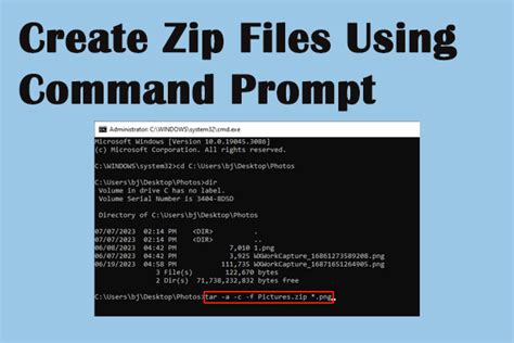 Create Zip Files Using Command Prompt Easy Guide