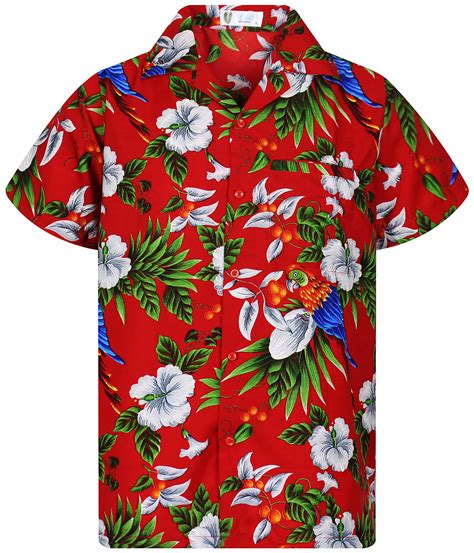 Tops T Shirts Hemden Freizeithemden King Kameha Hawaiihemd Herren Funky Casual Kragen