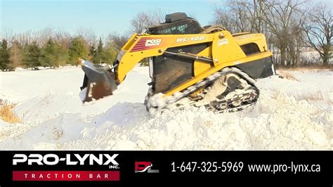 Pro Lynx Inc Asv Rc 100 360 Turns In Deep Snow Youtube