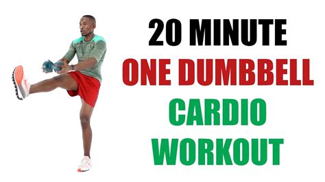 Minute One Dumbbell Cardio Workout Full Body Hiit Cardio Calories Youtube