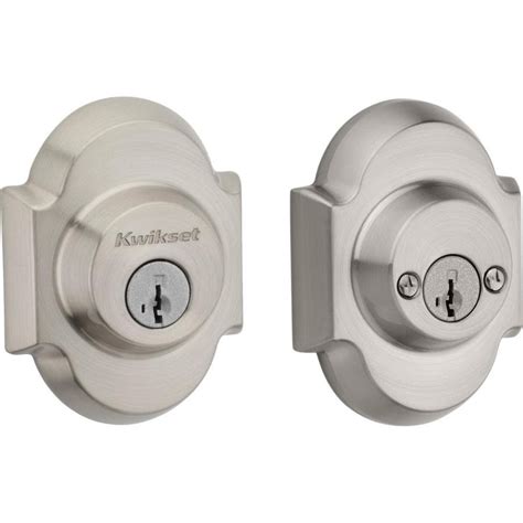 Kwikset Austin Satin Nickel Double Cylinder Deadbolt With Smartkey At