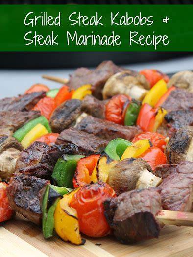 Easy Grilled Steak Kabobs Recipe Views From The Ville