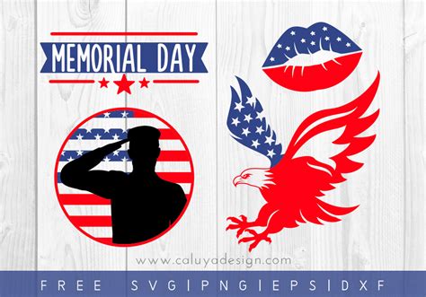 Free Memorial Day Svg Png Eps And Dxf By Caluya Design