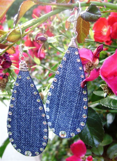 Denim Jewelry These Earrings Shine So Bright Find At Maidendenim