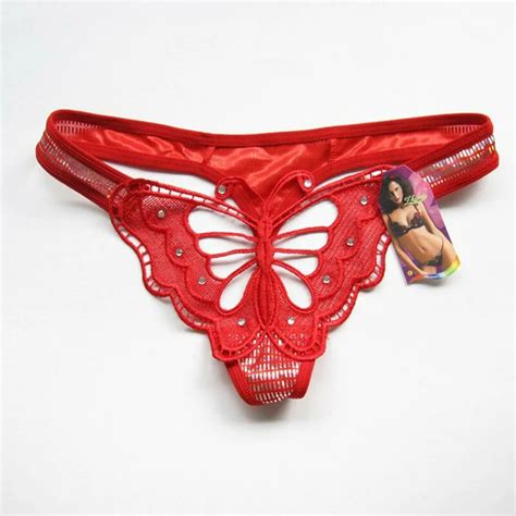 new women lace thongs sexy hollow out butterfly embroidery g string panties lingerie t back lady