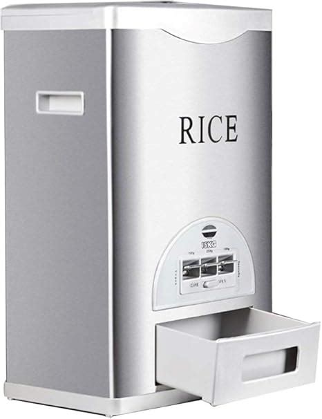 smart rice bucket rice storage box kitchen grain container moisture proof rice bucket stainless