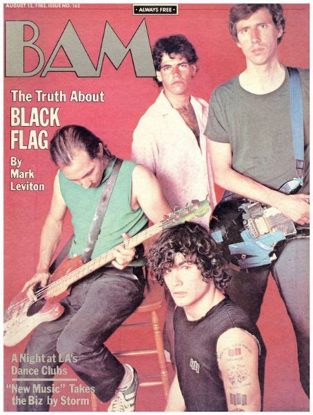 Henry Rollins Black Flag Greg Ginn Chuck Dukowski Bam Magazine 12