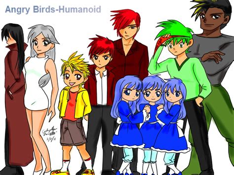 Human Angry Birds By Caterpillartomoko On Deviantart