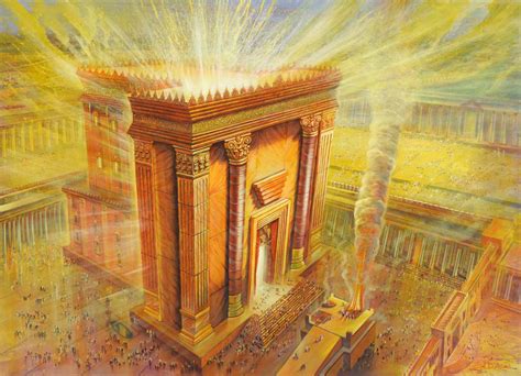 Temple In Jerusalem The Light Of The World Poster On Fine Art Paper