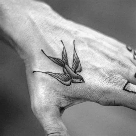 70 Traditional Swallow Tattoo Designs For Men Old School Birds