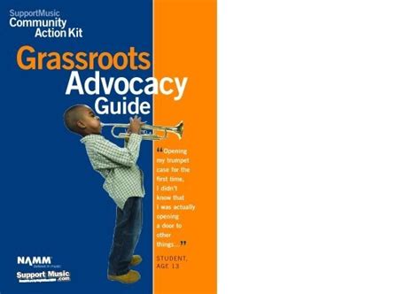 Grassroots Advocacy Guide The Namm Foundation