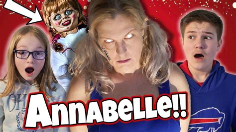 Annabelle Part 2 An Evil Doll Is Controlling Our Mom Youtube