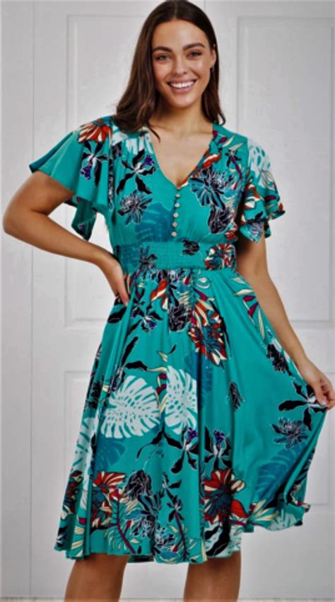 Caroline Morgan Tropical Print Dress Ritzi Coolangatta